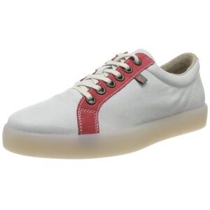 [39/8-8.5] Softinos Women Red and White Low Top Lace Up Sneakers EUC